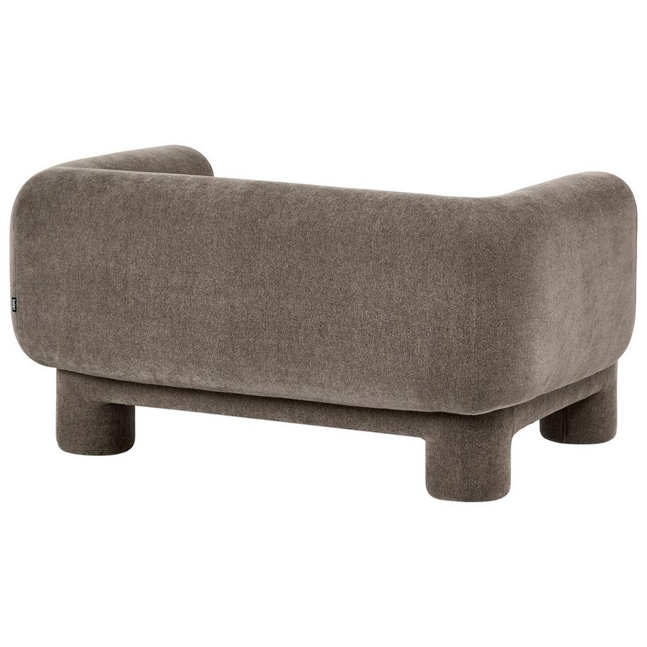 Beliani 2 Sitzer Sofa aus Stoff Retro HOGBO  