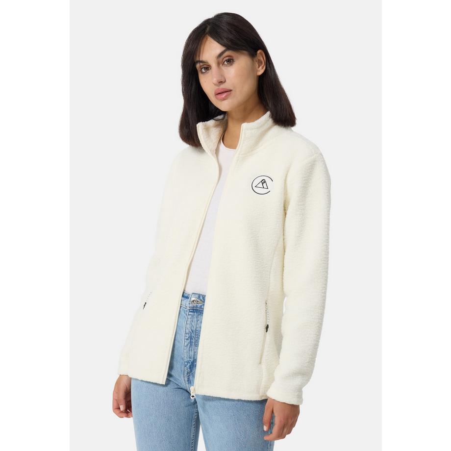 Retro-Fleece-Jacke aus recyceltem Polyester