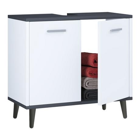 VCM Badmöbel Badunterschrank Waschbeckenunterschrank Badezimmer Schublade Landos  