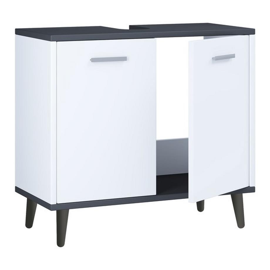 VCM Badmöbel Badunterschrank Waschbeckenunterschrank Badezimmer Schublade Landos  