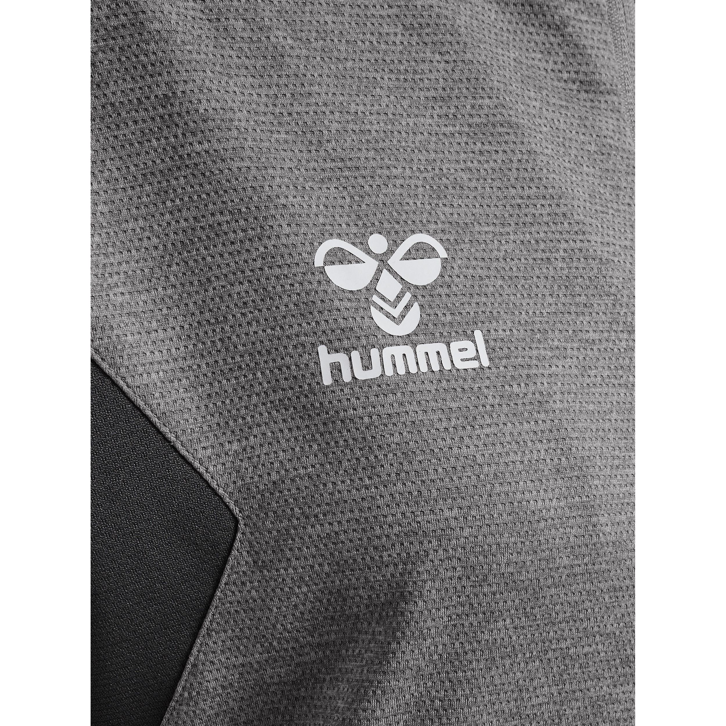 Hummel  giacca tuta in poiestere con cappuccio e zip humme authentic 