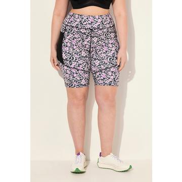 Leggings-Shorts, schnelltrocknend, Lochmuster, Tasche