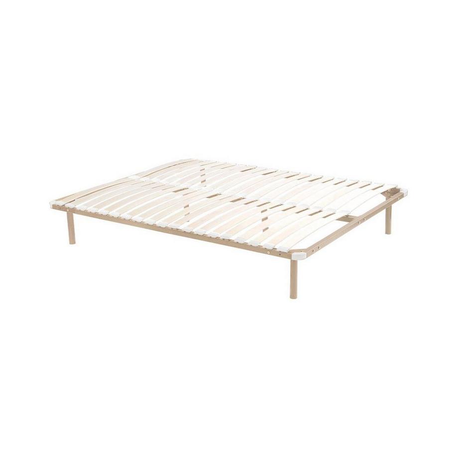 Lattenrost - mit Füßen - 180 x 200 cm - 2x 19 Latten - Beige - KALISTA von YSMÉE
