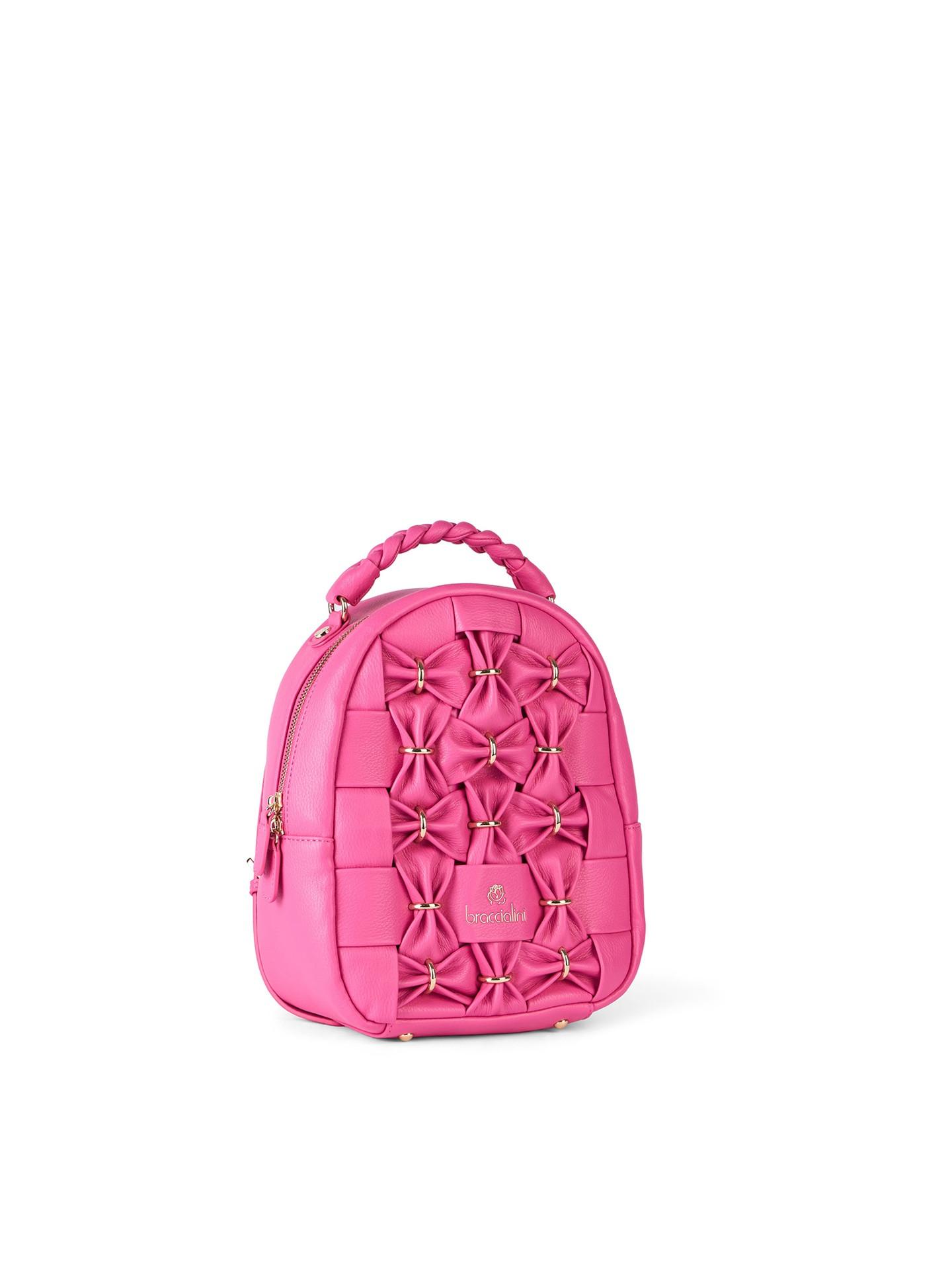 Braccialini Floralie Chic Sac à dos en cuir PU végétalien  