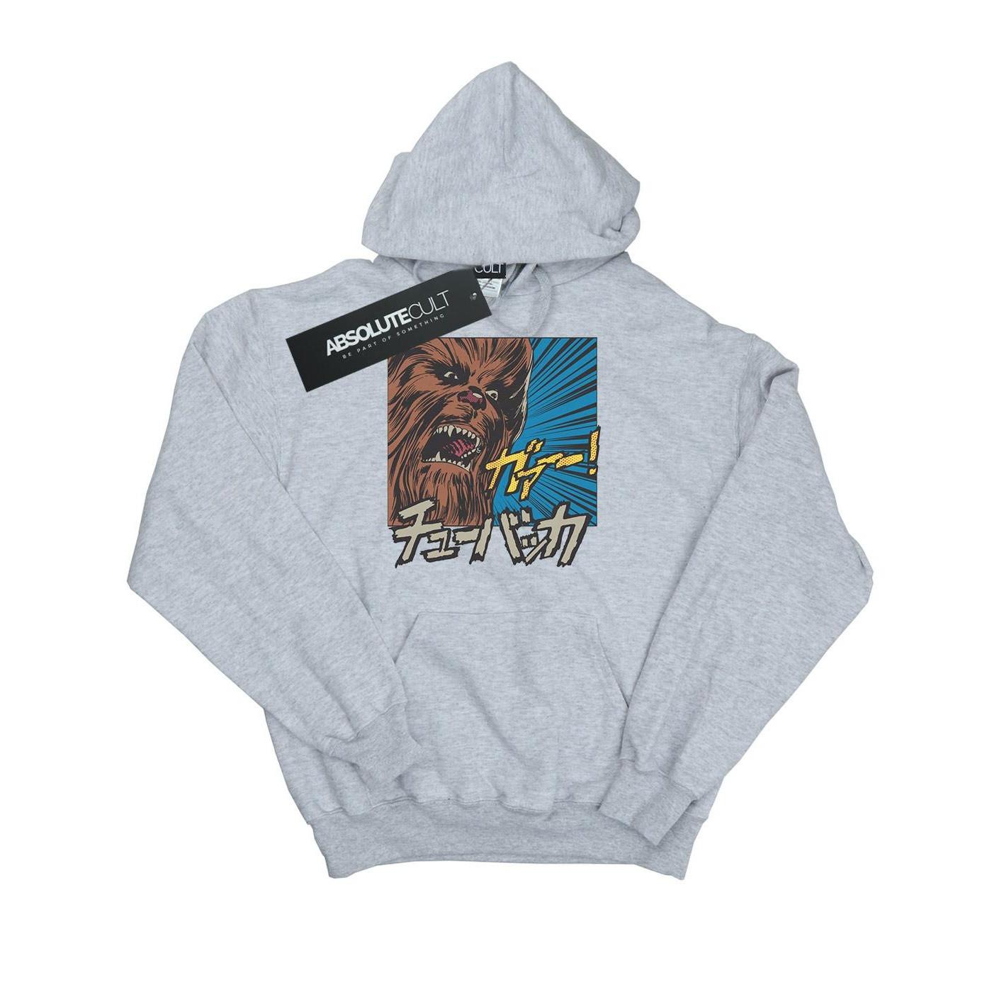 Image of Chewbacca Roar Pop Art Kapuzenpullover Herren Grau XL