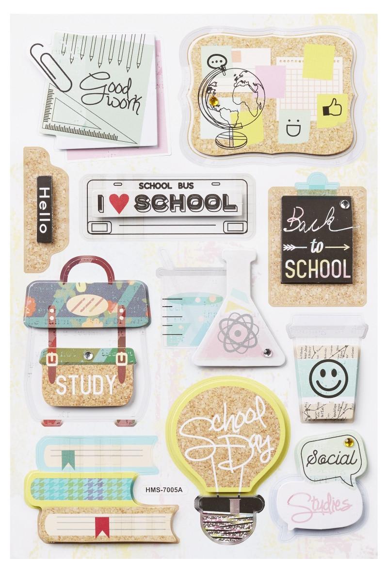Image of HobbyFun School Aufkleber für Kinder Multicolor