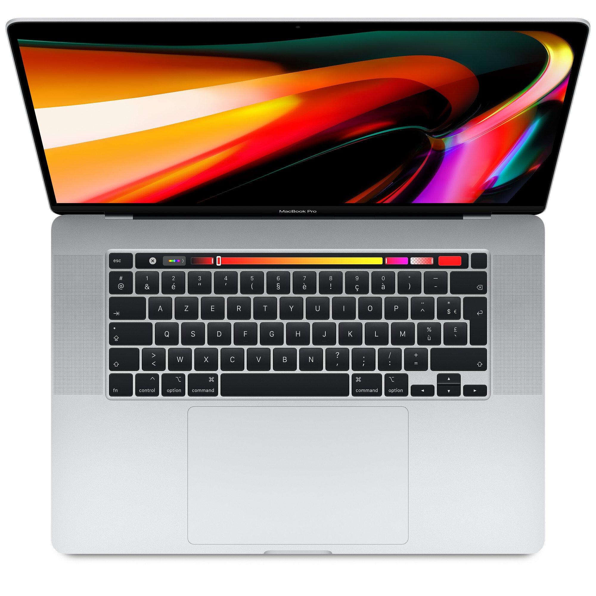 Image of Refurbished MacBook Pro Touch Bar 16 2019 i9 2,3 Ghz 16 Gb 2 Tb SSD Silber - Sehr guter Zustand
