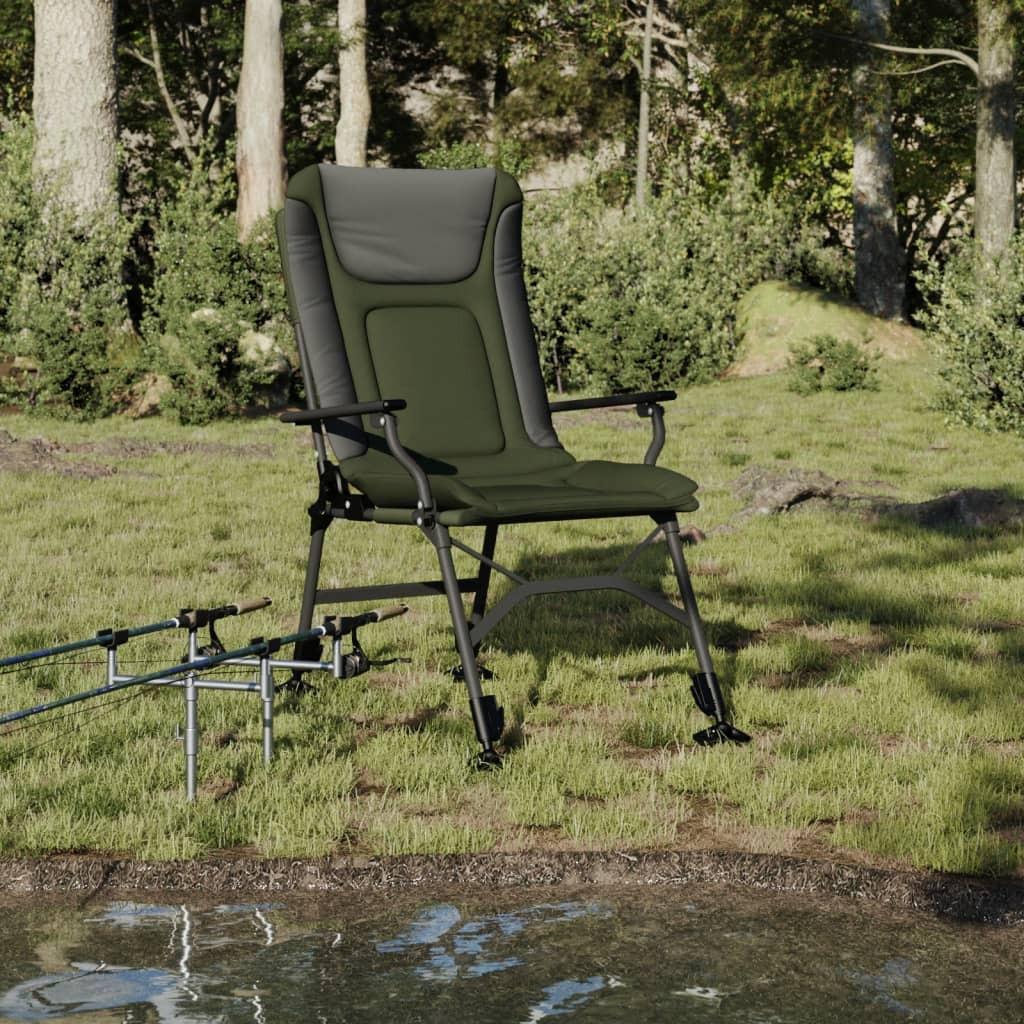 VidaXL Chaise de pêche acier  