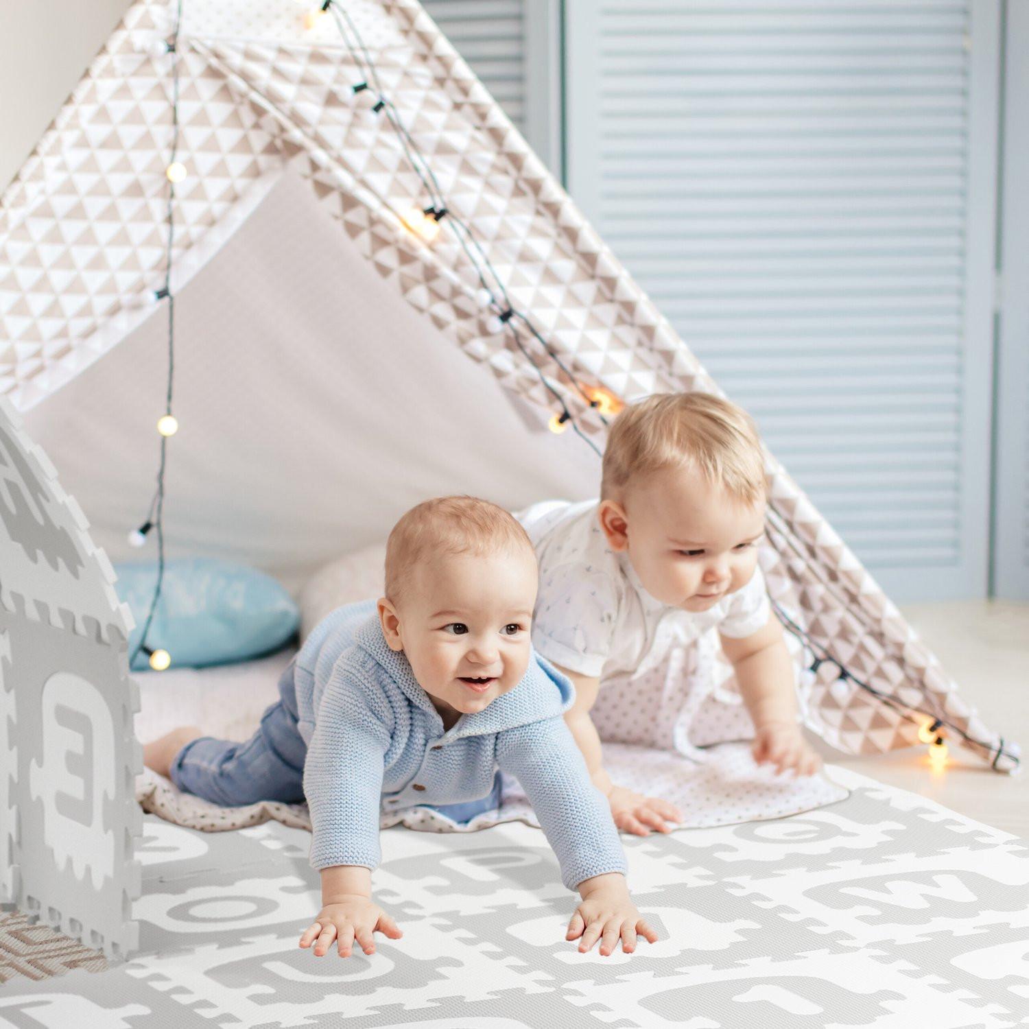 B2X Tappetino puzzle con ABC e numeri  