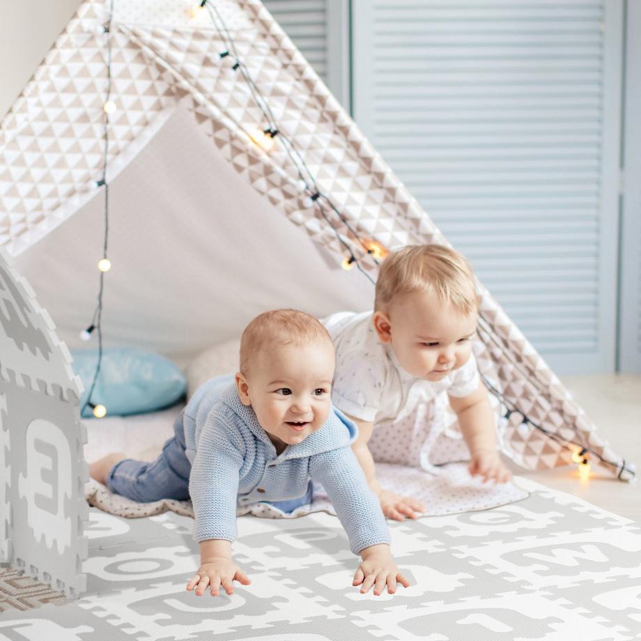 B2X Tappetino puzzle con ABC e numeri  