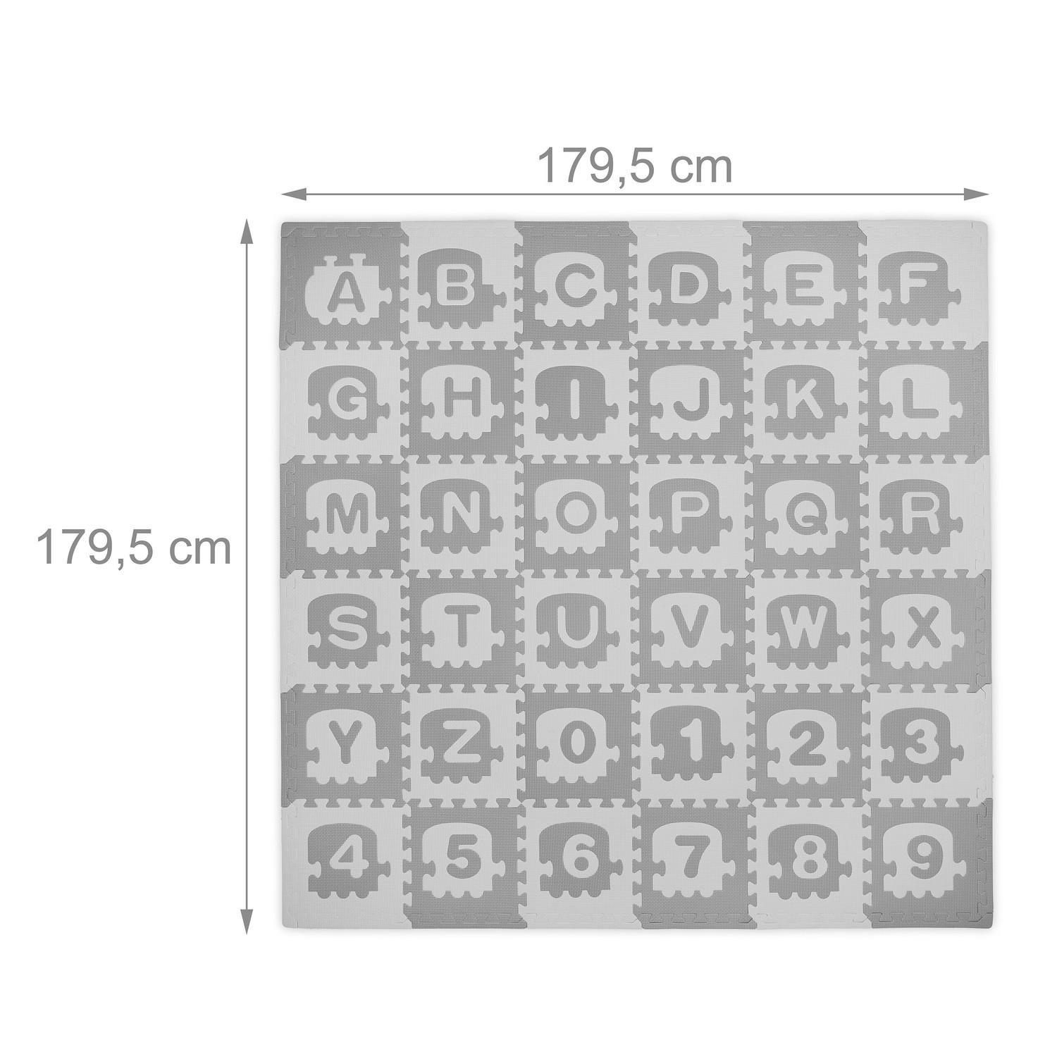 B2X Tappetino puzzle con ABC e numeri  