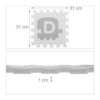 B2X Tappetino puzzle con ABC e numeri  