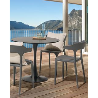 Beliani Lot de 4 chaises de jardin en Polypropylène Moderne GUBBIO  