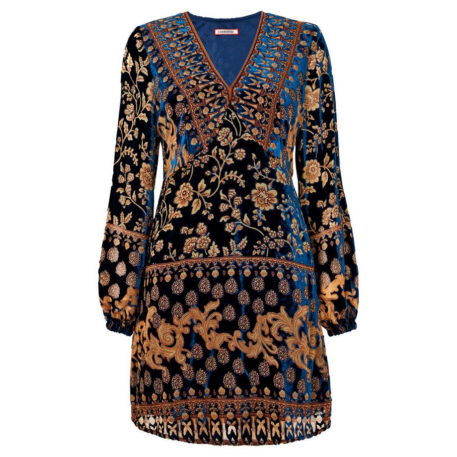 Joe Browns Devoré Minikleid tiefer V-Ausschnitt  