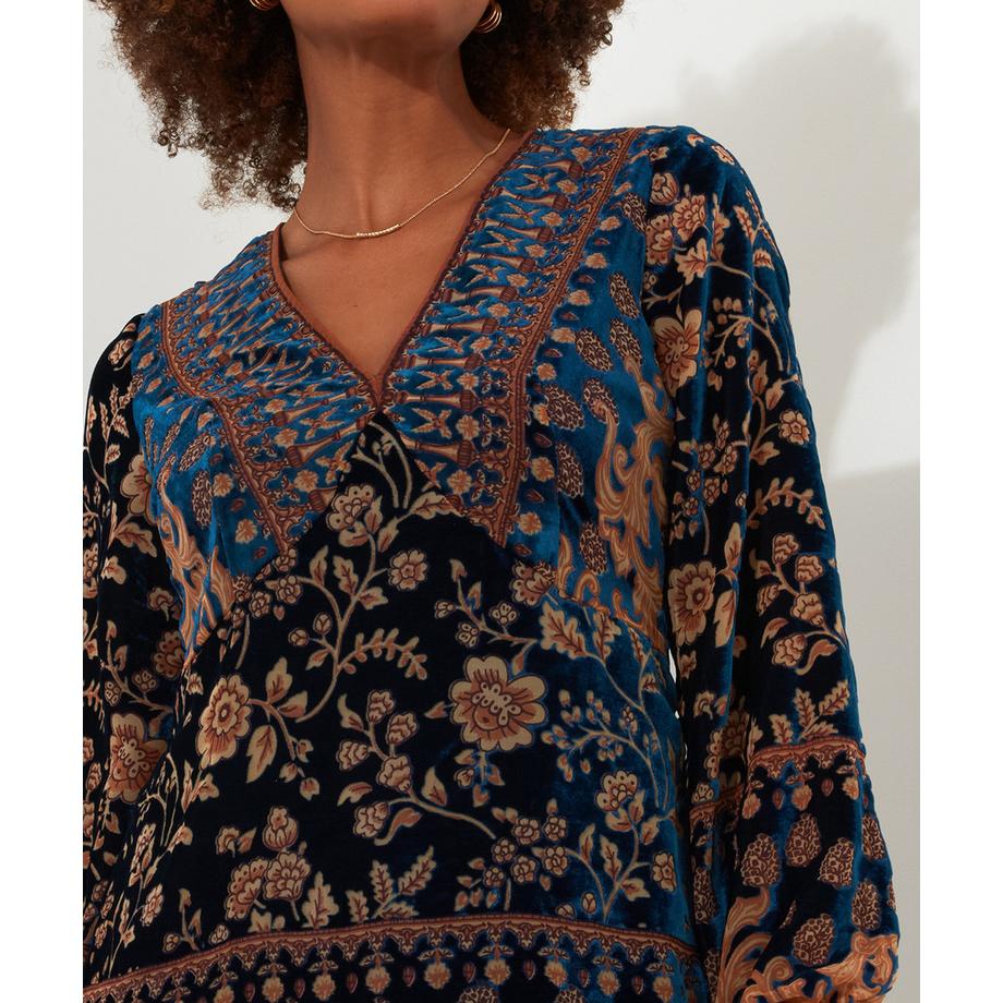 Joe Browns Devoré Minikleid tiefer V-Ausschnitt  