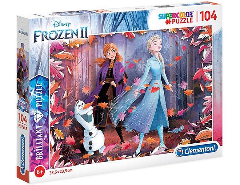 Clementoni  Puzzle Brilliant Disney Frozen (104Teile) 