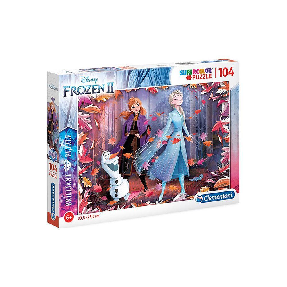 Clementoni  Puzzle Brilliant Disney Frozen (104Teile) 