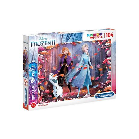 Clementoni  Puzzle Brilliant Disney Frozen (104Teile) 