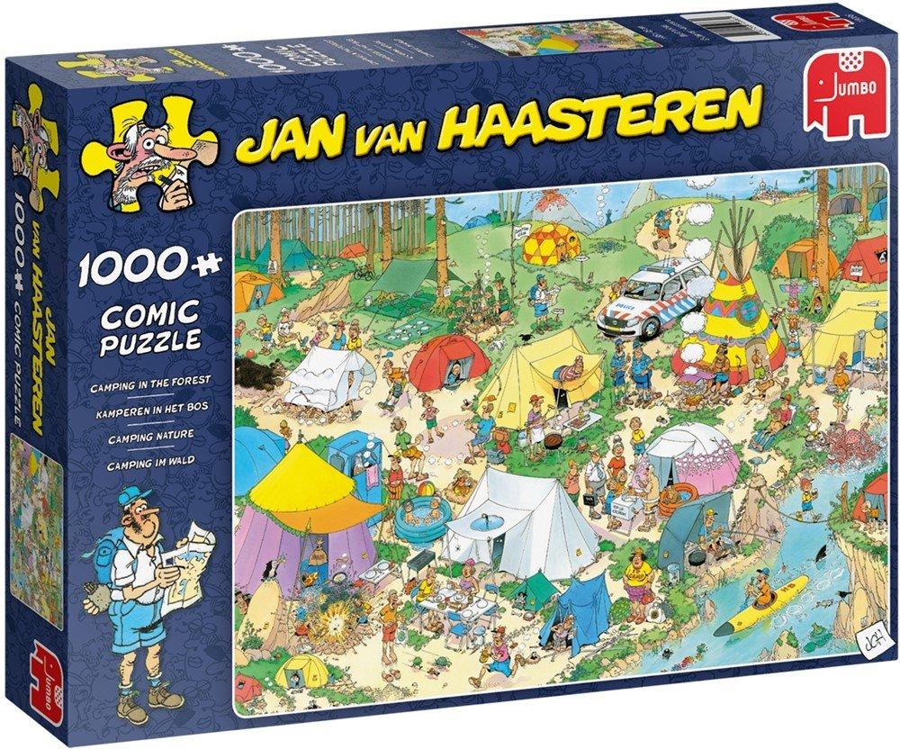 Image of Jan van Haasteren Camping im Wald 1000 Teile