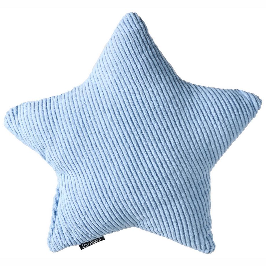 Beliani Set di 3 cuscini decorativi en Velluto a coste  LUNA  