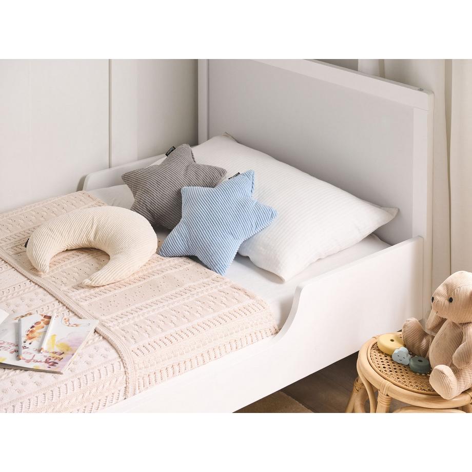 Beliani Set di 3 cuscini decorativi en Velluto a coste  LUNA  