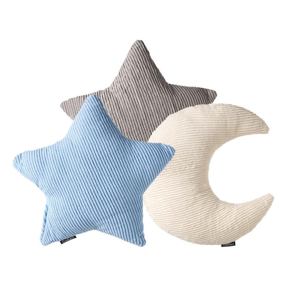 Set di 3 cuscini decorativi en Velluto a coste  LUNA