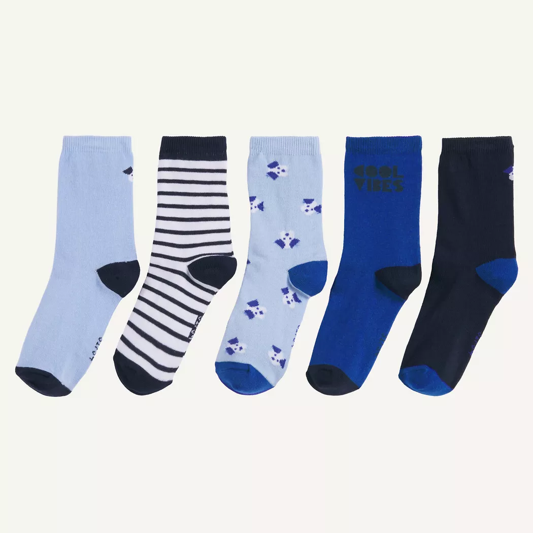 La Redoute Collections - Set von 5 Paar Socken, 23-26, Multicolor