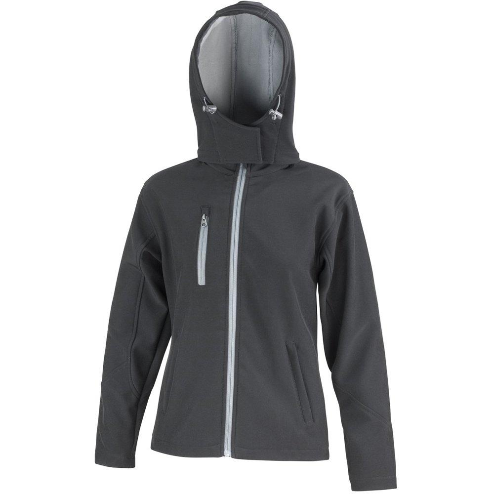 Image of Core Lite Softshelljacke Mit Kapuze Damen Schwarz S