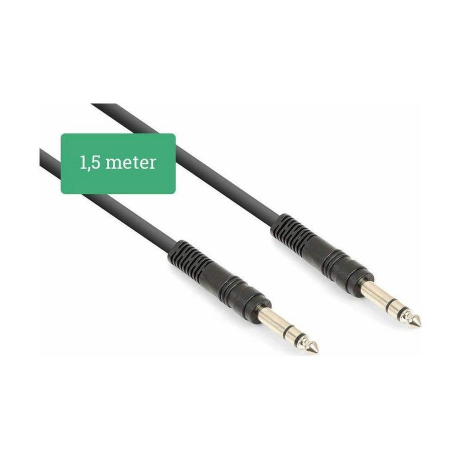 Vonyx  Vonyx CX326-1 cavo audio 1,5 m 6.35mm Nero 