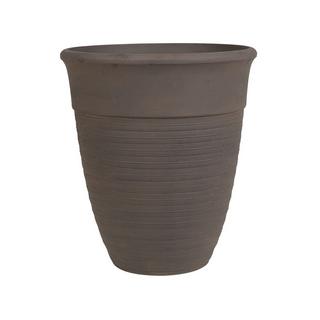 Beliani Lot de 2 pots de fleurs en Mélange de pierre Rustique KATALIMA  