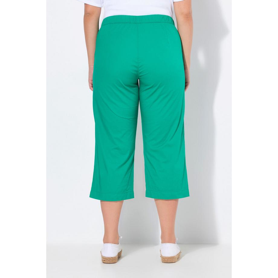 Ulla Popken Pantalon 7/8 Ruby Jambe Droite Taille Élastique  