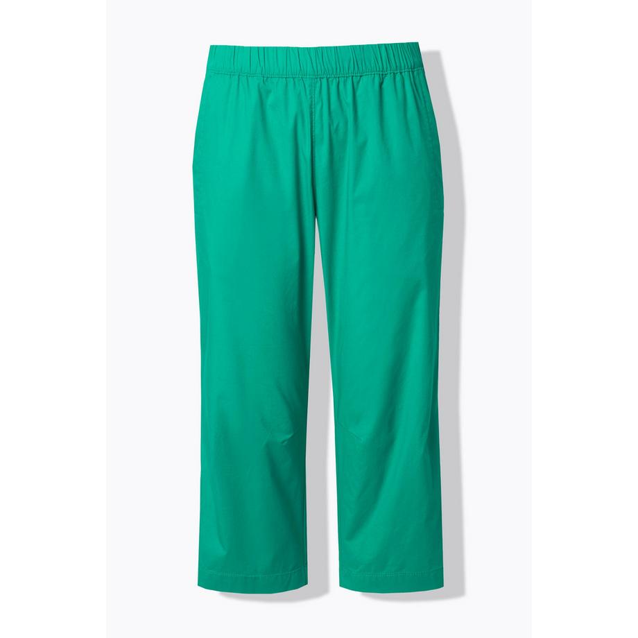 Ulla Popken Pantalon 7/8 Ruby Jambe Droite Taille Élastique  