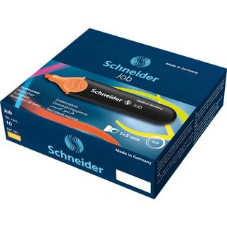 Schneider Schreibgeräte  Schneider Schreibgeräte Job evidenziatore 10 pz Punta smussata Arancione 