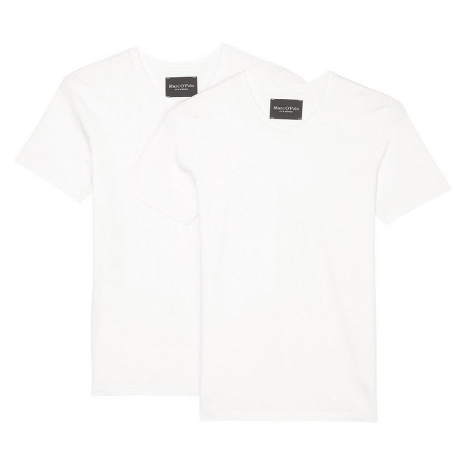 Marc O'Polo Essentials Cotone Biologico Confezione da 2 Magliette Maniche Corte  