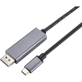 Renkforce  Renkforce RF-4630696 câble vidéo et adaptateur 1 m DisplayPort USB Type-C Noir 