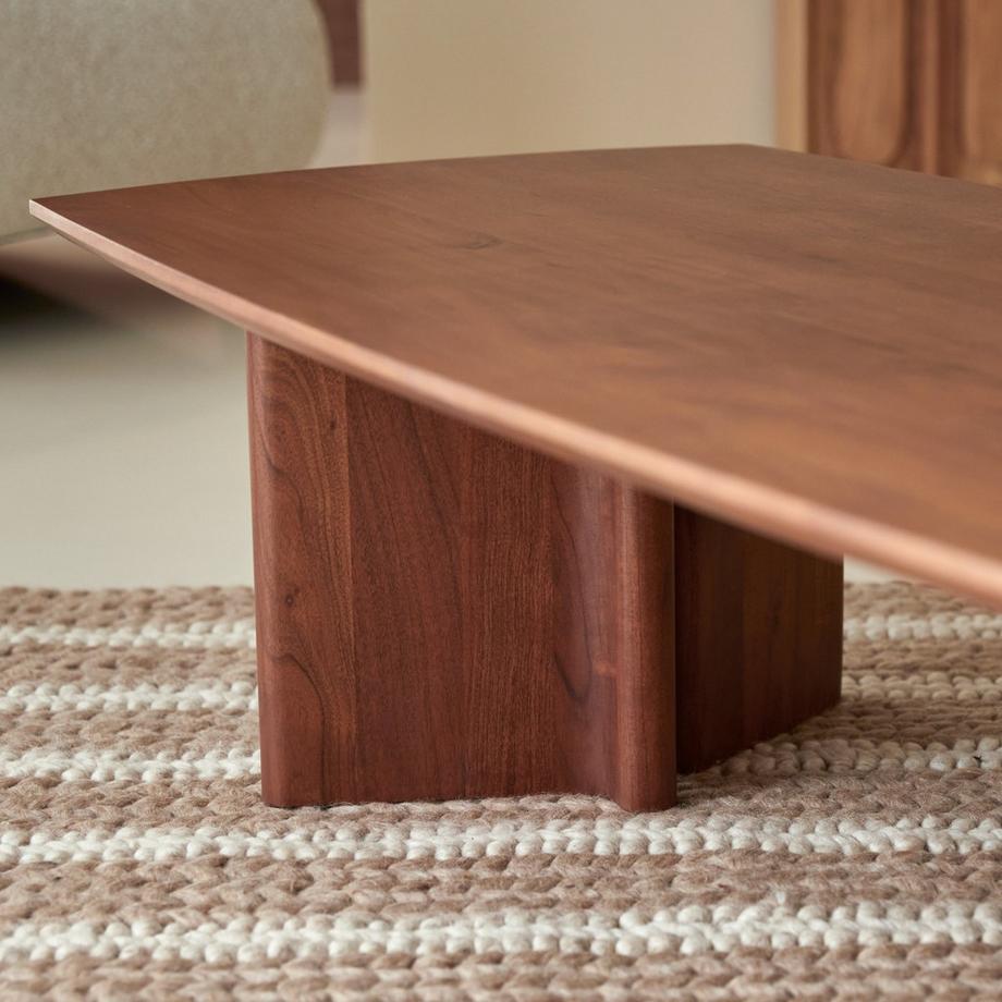 Tikamoon Tavolino in legno di acacia massello Suzanne  