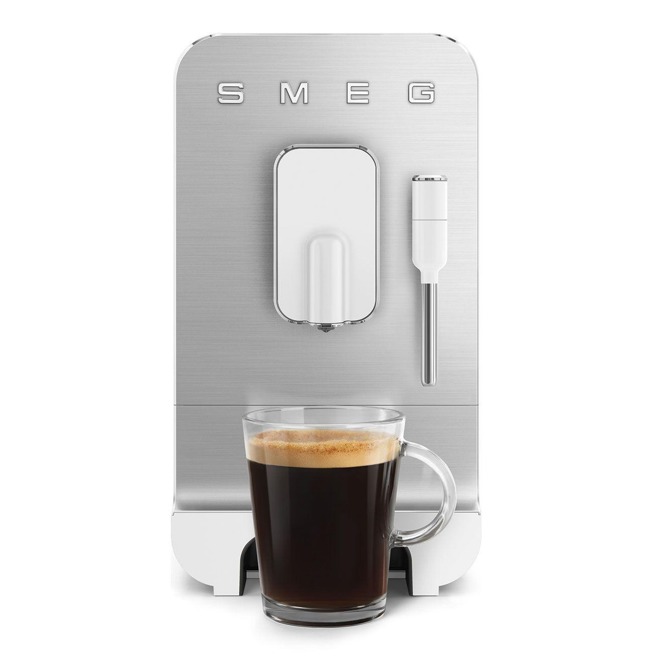 SMEG machine à café entièrement automatique BCC12WHMEU  
