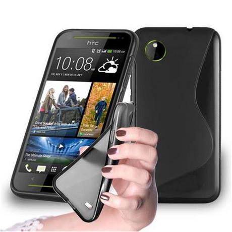 Cadorabo  Housse compatible avec HTC Desire 700 - Coque de protection en silicone TPU flexible au design S-Line 