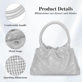 Only-bags.store Abendtasche Kupplung Umhängetasche kleine Pailletten Handtasche Umhängetasche Kettentasche für Hochzeit Party Disco Abendtasche Kupplung Umhängetasche kleine Pailletten Handtasche Umhängetasche Kettentasche für Hochzeit Party Disco 