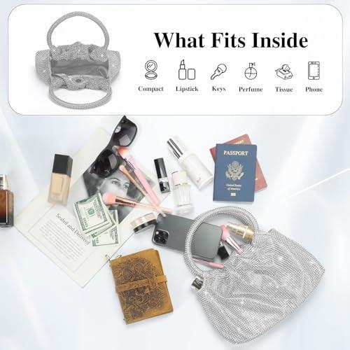 Only-bags.store Kleine Pailletten Abend Clutch Umhängetasche  