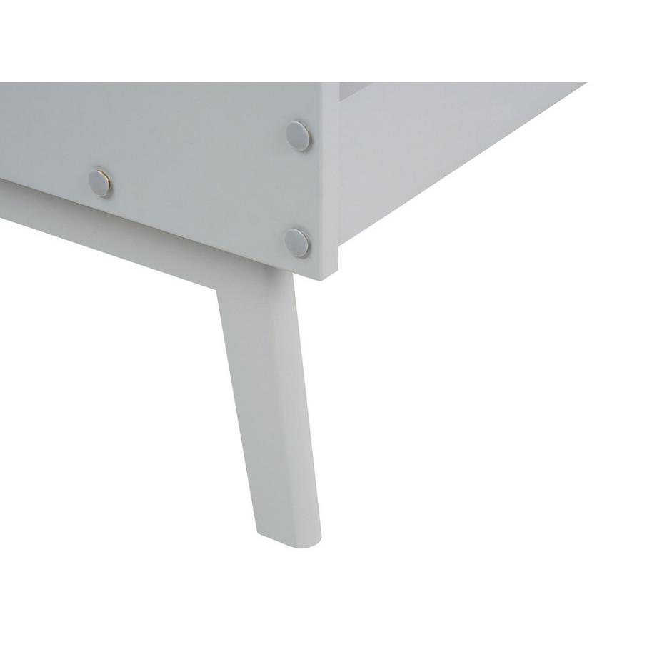 Beliani Lit avec sommier en Bois de pin Scandinave BONNAC  