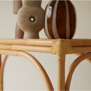 Tikamoon Konsole aus Rattan Ella  