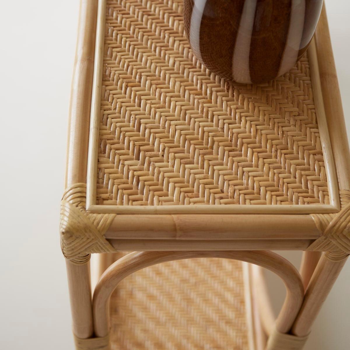 Tikamoon Konsole aus Rattan Ella  