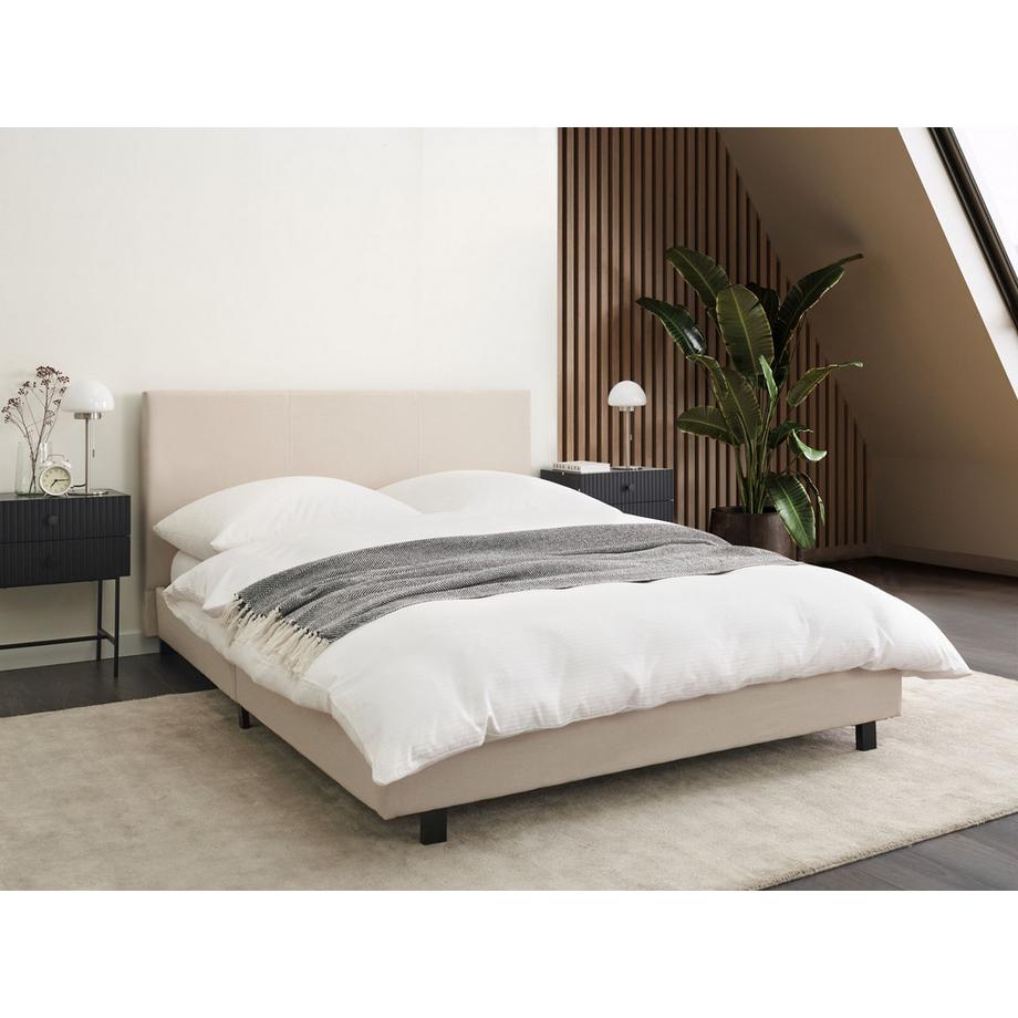 Beliani Letto en Tessuto  ALBI  