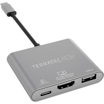 Terratec Adaptateur USB type C avec port USB-C PD, HDMI et USB 3.0