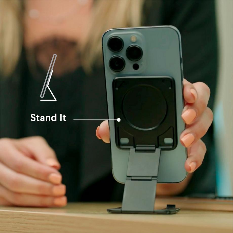KENU  Stance+ All-in-One MagSafe Telefonständer, Multi-Winkel, Universal 