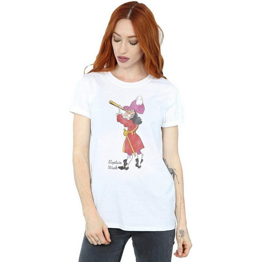 Peter Pan Classic Captain Hook Stampa T-Shirt  