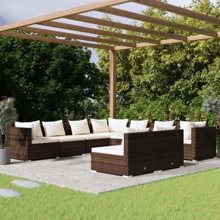 VidaXL Garten lounge set poly-rattan  