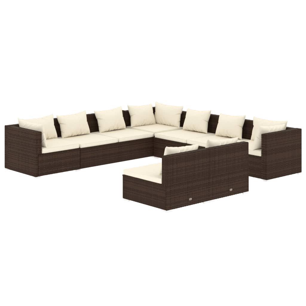 VidaXL Garten lounge set poly-rattan  