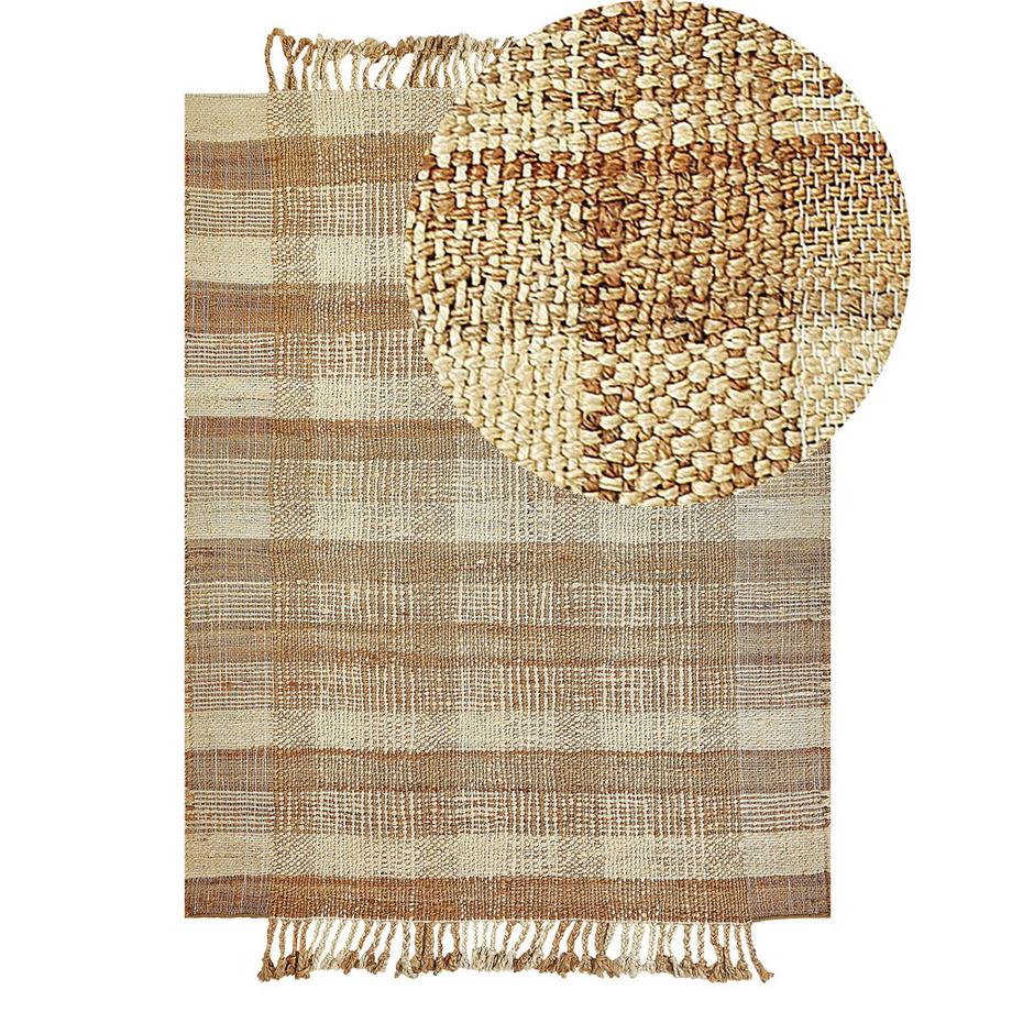 Beliani Teppich aus Jute  BERISSA  